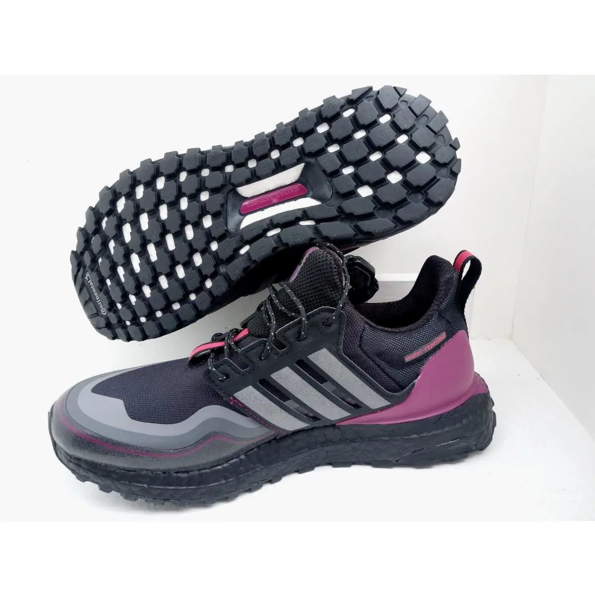 Adidas shoes - ADIDAS ULTRABOOST - ULTRABOOST - GREY/BLACK & BURGUNDY/BLACK, :: GREY/BLACK-WHITE 14