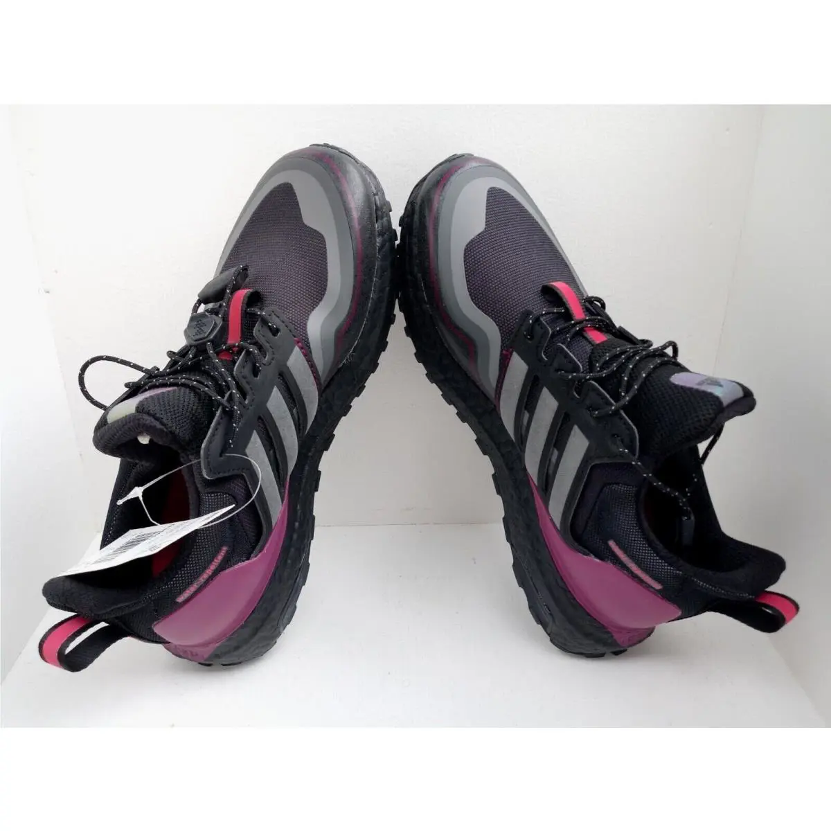 Adidas shoes - ADIDAS ULTRABOOST - ULTRABOOST - GREY/BLACK & BURGUNDY/BLACK, :: GREY/BLACK-WHITE 16