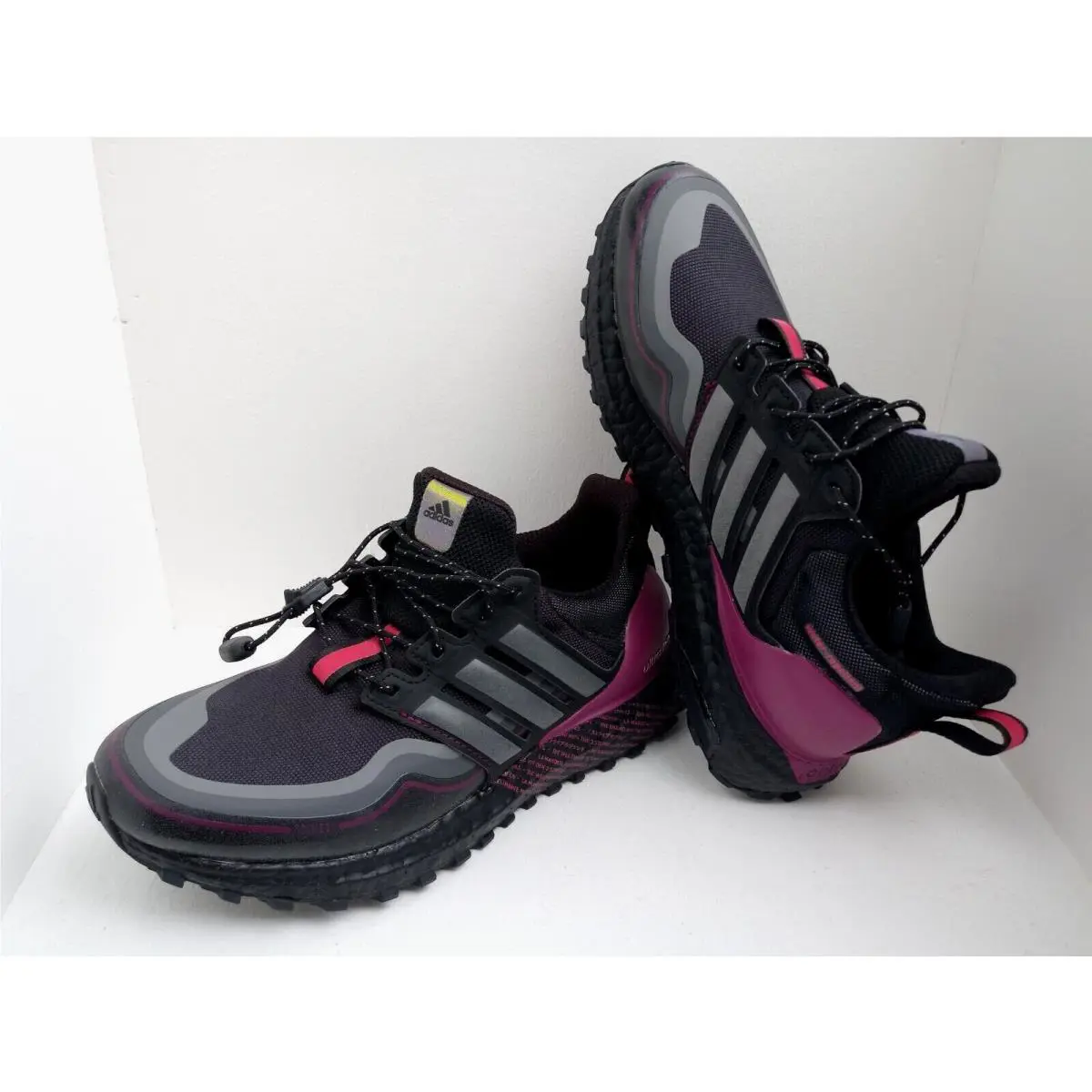 Adidas shoes - ADIDAS ULTRABOOST - ULTRABOOST - GREY/BLACK & BURGUNDY/BLACK, :: GREY/BLACK-WHITE 19