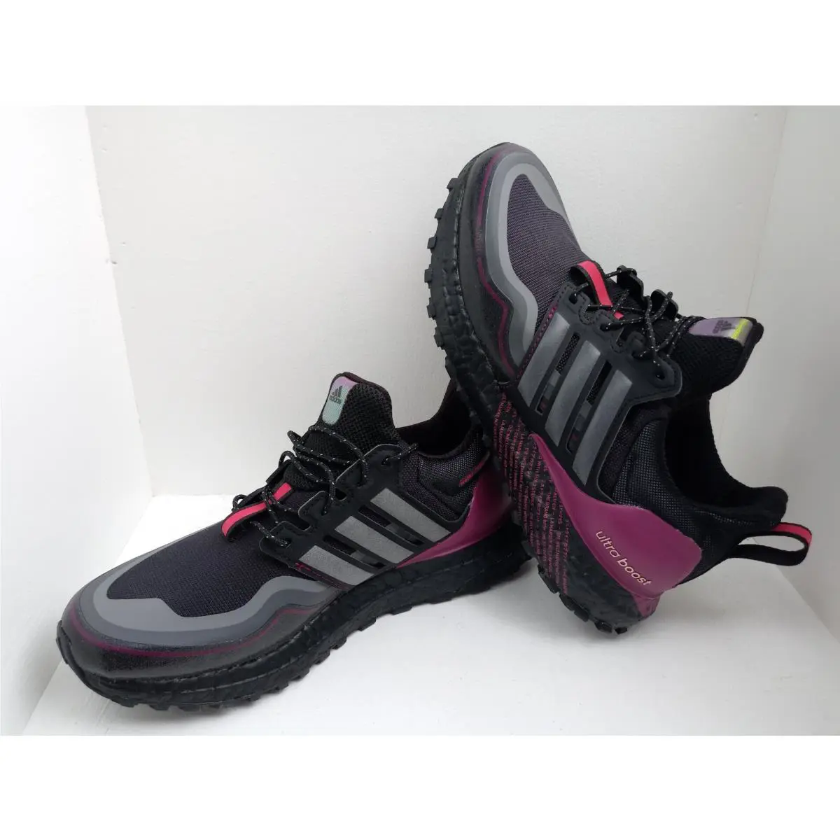 Adidas shoes - ADIDAS ULTRABOOST - ULTRABOOST - GREY/BLACK & BURGUNDY/BLACK, :: GREY/BLACK-WHITE 20