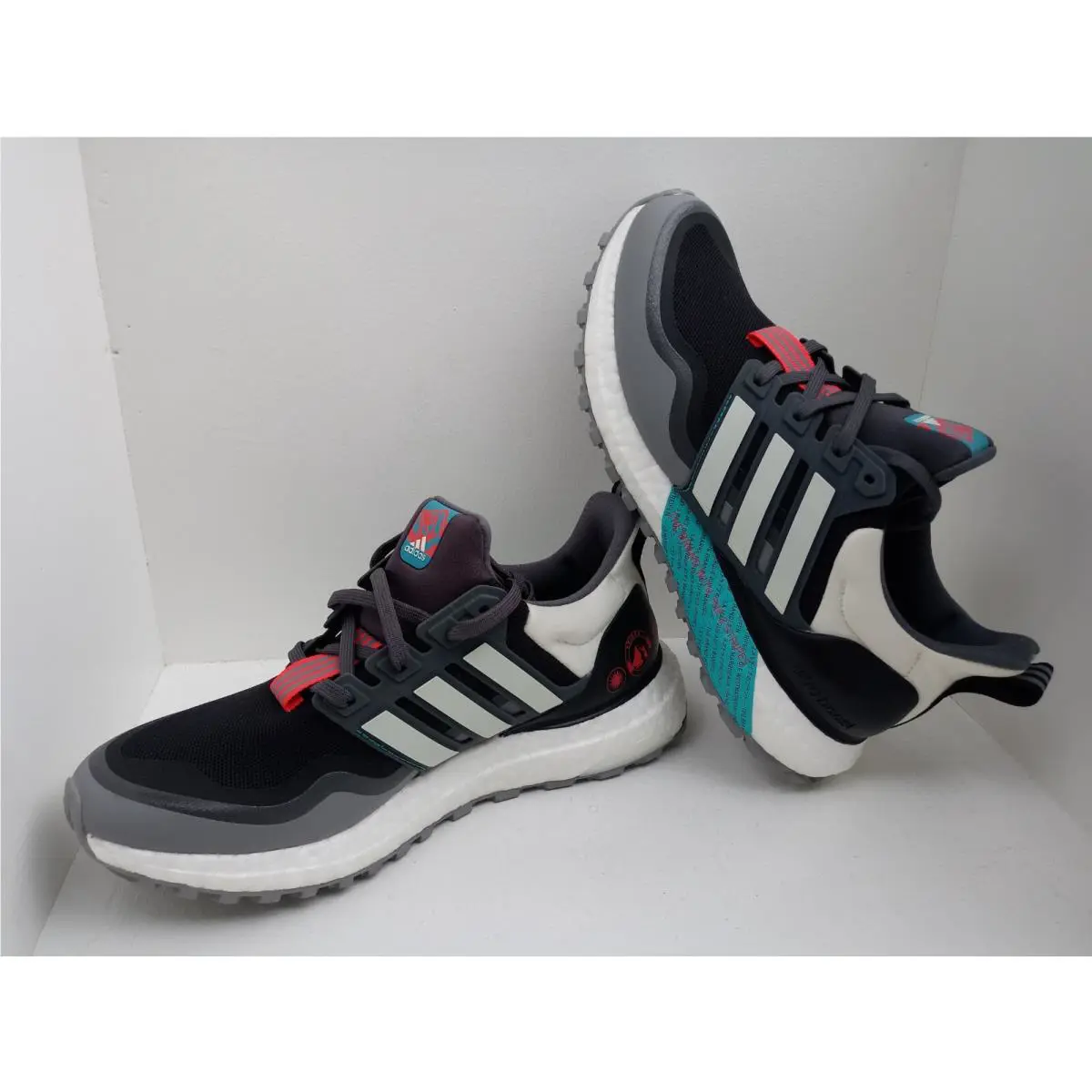 Adidas shoes - ADIDAS ULTRABOOST - ULTRABOOST - GREY/BLACK & BURGUNDY/BLACK, :: GREY/BLACK-WHITE 31