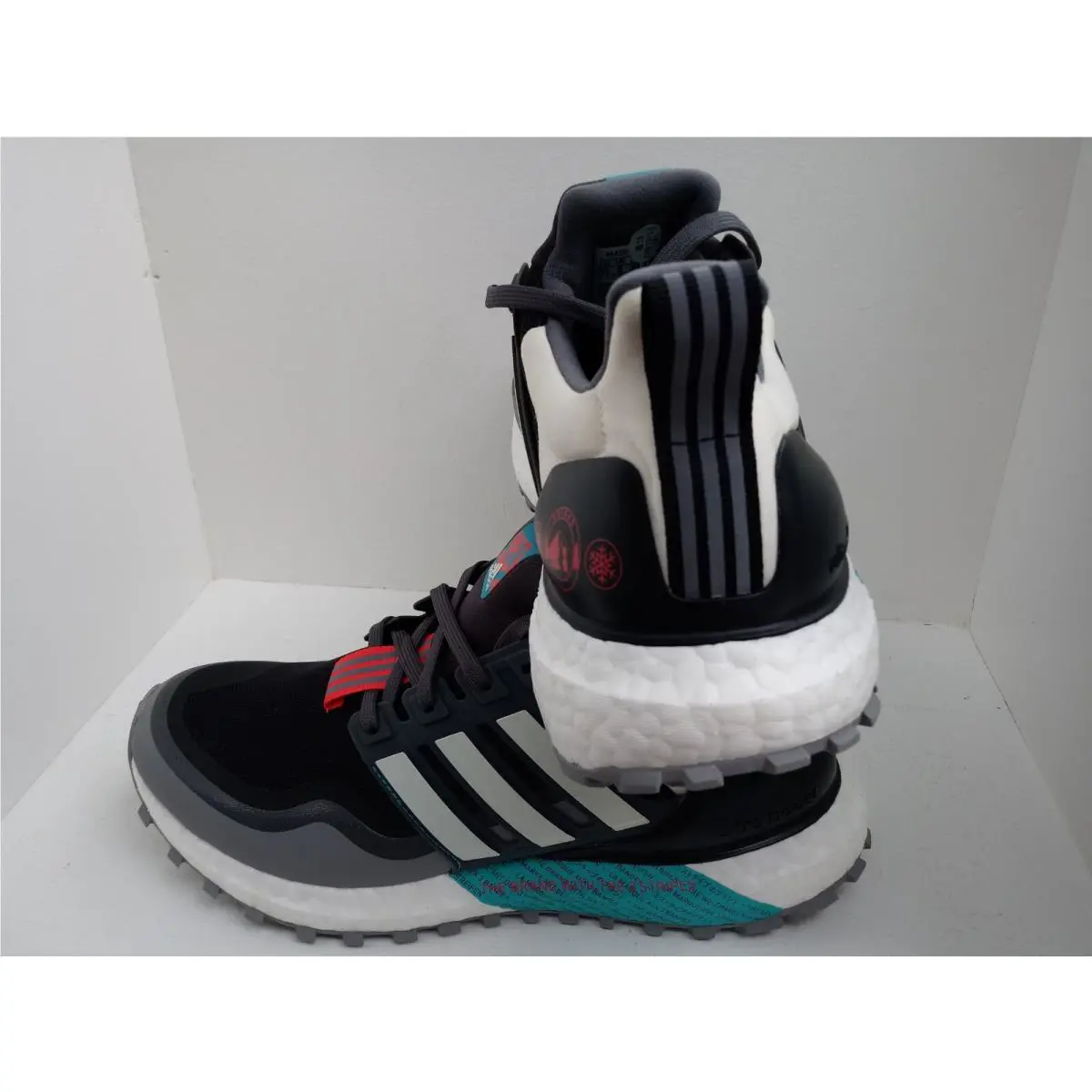 Adidas shoes - ADIDAS ULTRABOOST - ULTRABOOST - GREY/BLACK & BURGUNDY/BLACK, :: GREY/BLACK-WHITE 33
