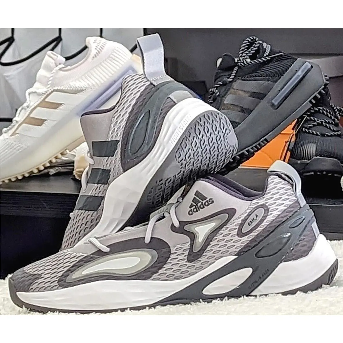 Adidas shoes - Adidas Exhibit A - Exhibit - H67733Shoe - Gray 9