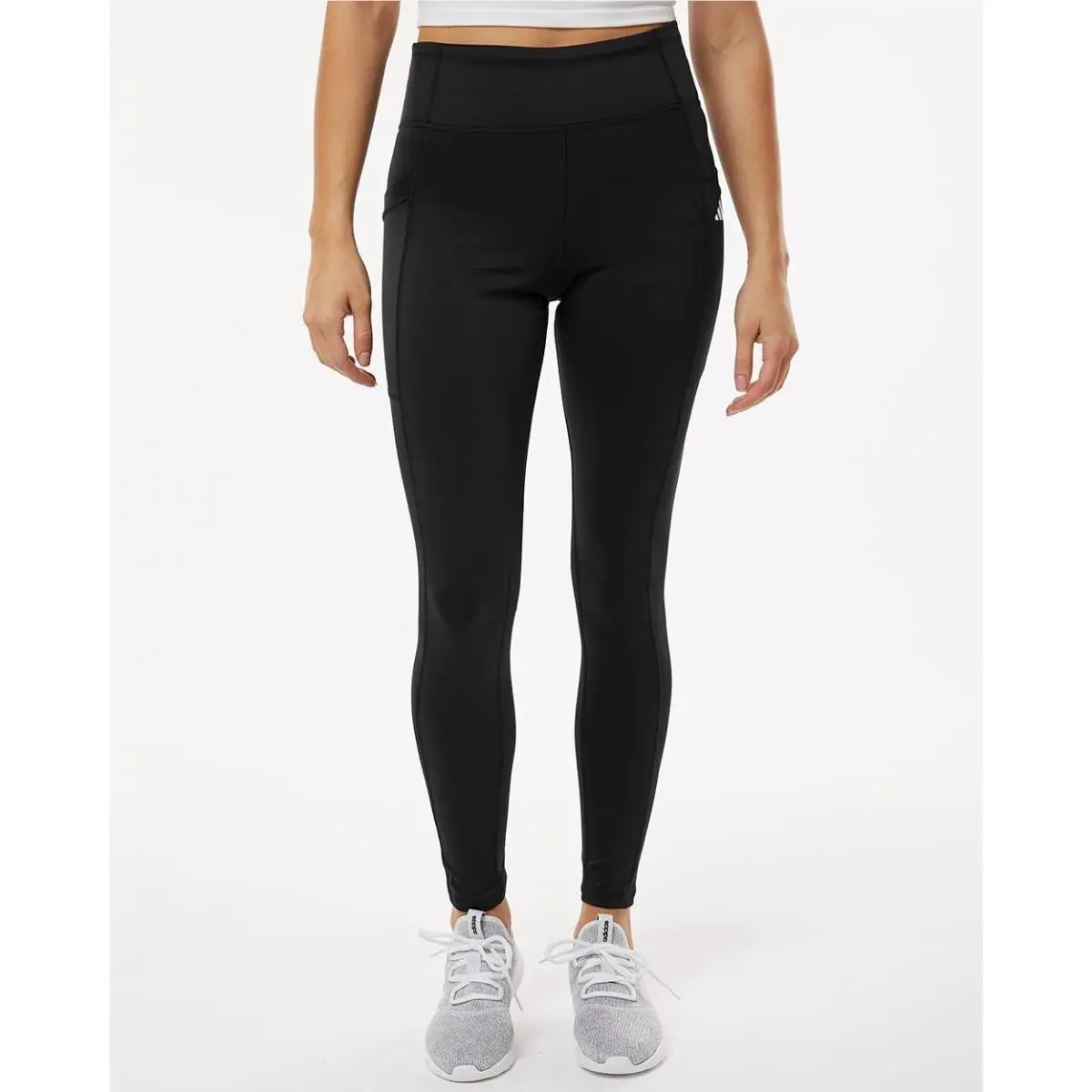 Adidas clothing - Black, Leggings: Black 6