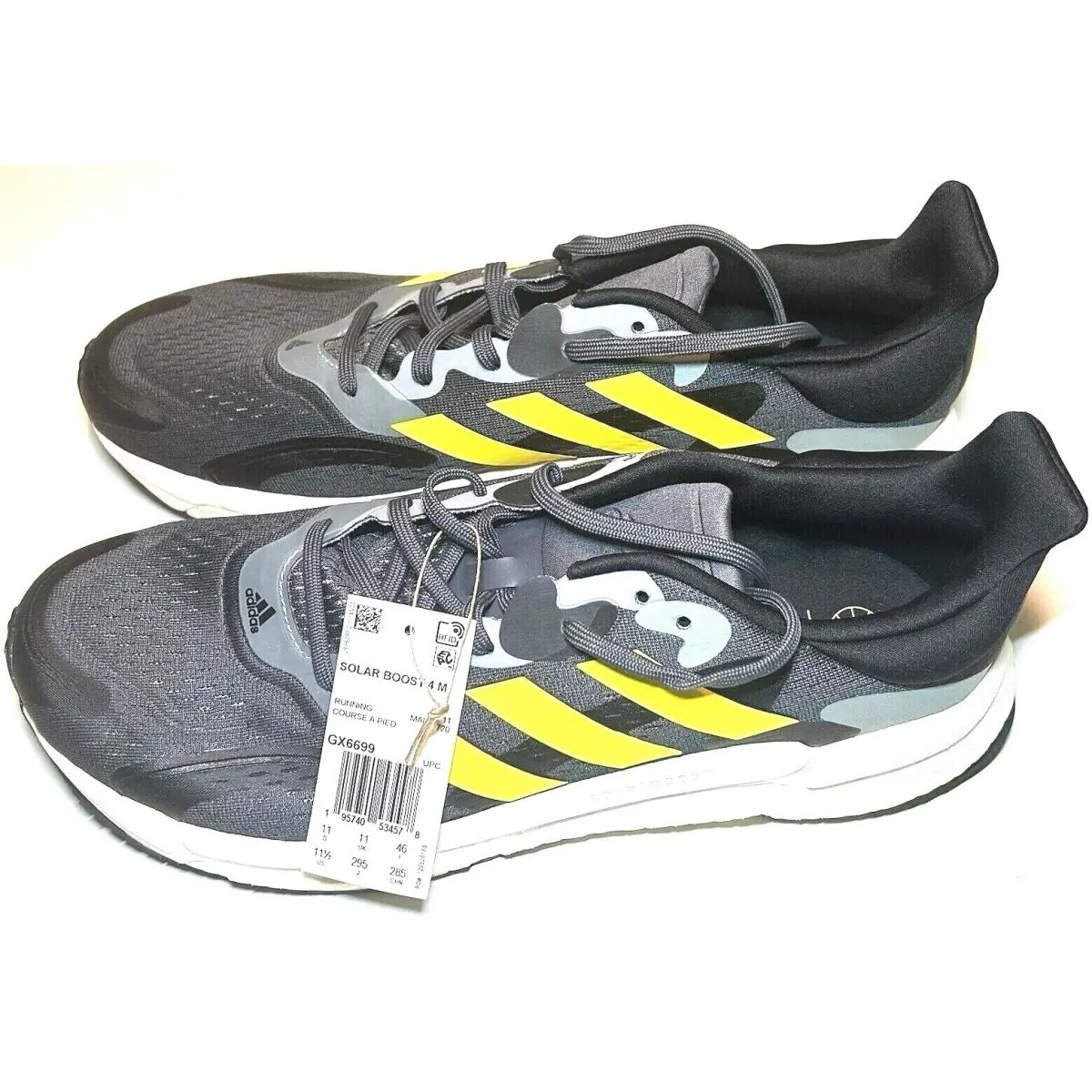 Adidas shoes - adidas Solar Boost - Solar Boost - GX6699 - Grey/Beam Yellow 11