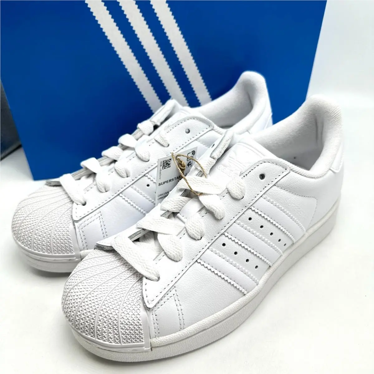 Adidas Originals Superstar II J White Youth Shoes JH9978 sz 4-7