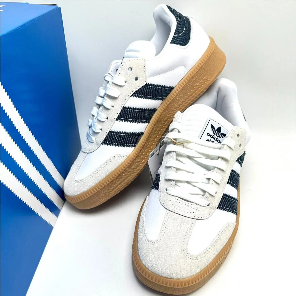 Adidas shoes - adidas Samba - Samba - JQ7440 - White/Night Indigo/White/Gum 4