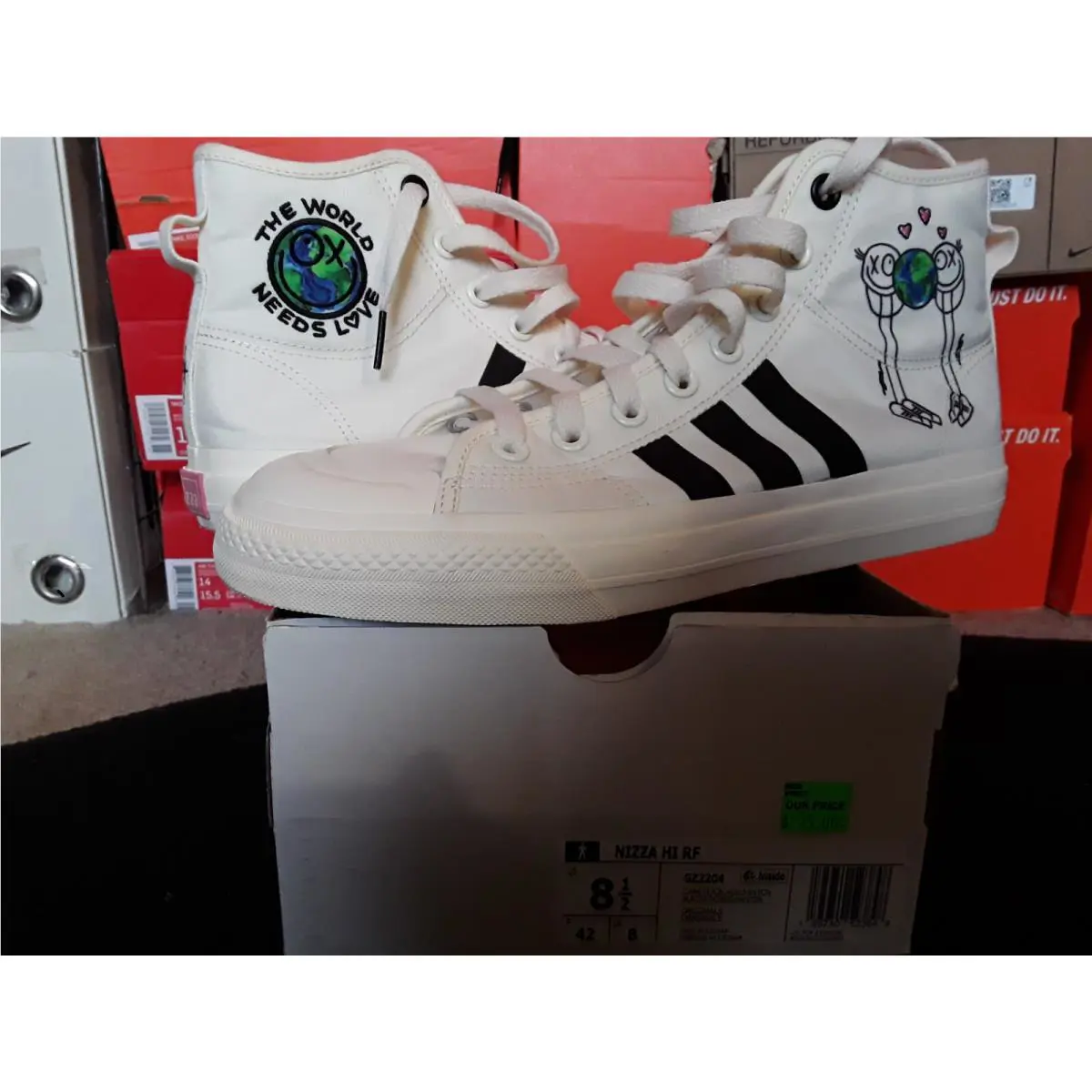 Adidas shoes - Nizza Hi - Nizza - GZ2204 - White 0