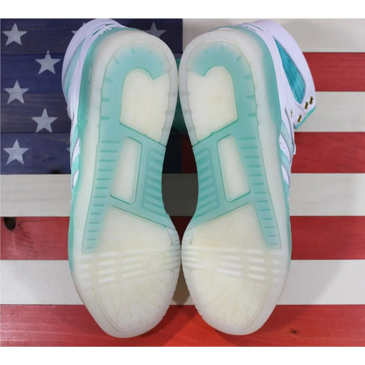 Adidas shoes - Adidas Rivalry High - Rivalry High - FV4526 - White, Manufacturer: Cloud-White/Hi-Rese-Green/Gold-Foil 10