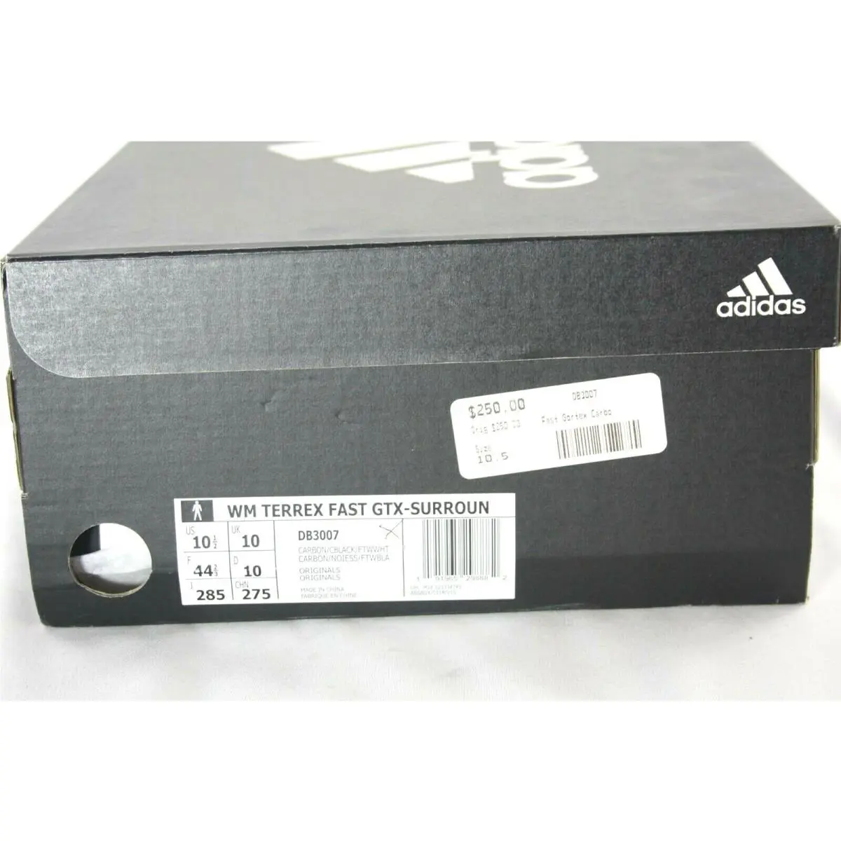 Adidas shoes - WM TERREX FAST GORETEX-SURROUND - TERREX FAST - db3007 - CARBON/BLACK/WHITE 7