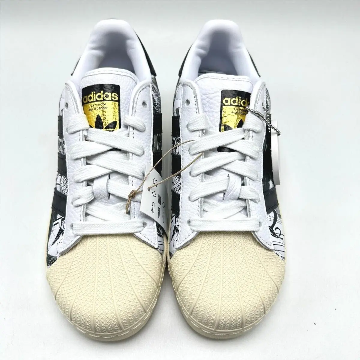 Adidas shoes - adidas Superstar - Superstar - IF9249 - CLOUD WHITE/CORE BLACK/GOLD METALLIC 1