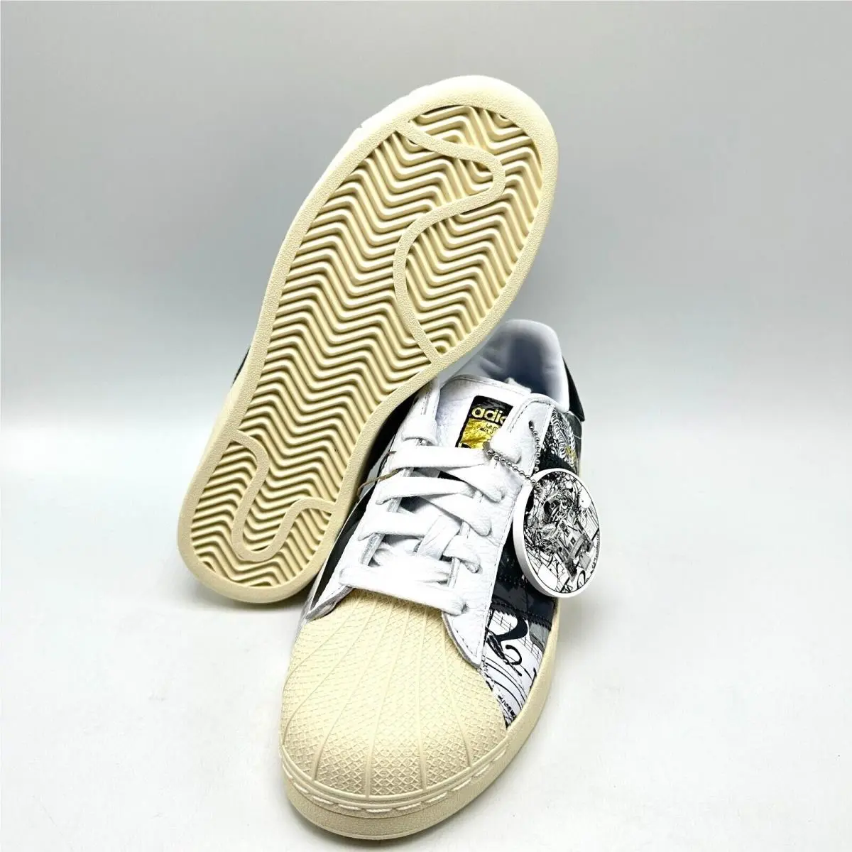 Adidas shoes - adidas Superstar - Superstar - IF9249 - CLOUD WHITE/CORE BLACK/GOLD METALLIC 5