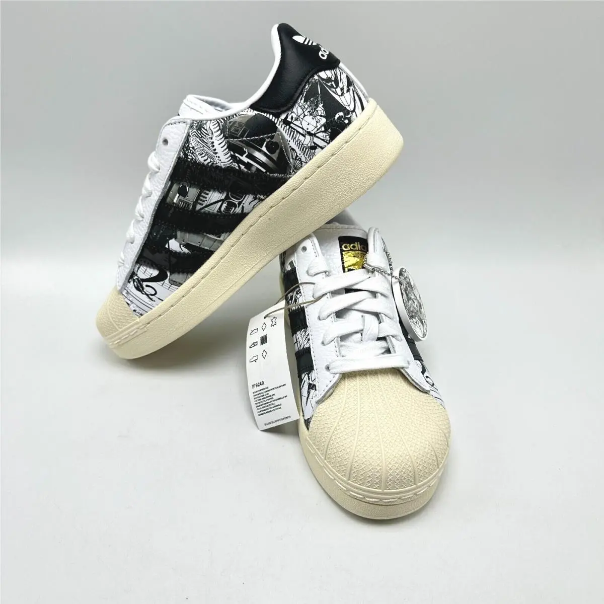 Adidas shoes - adidas Superstar - Superstar - IF9249 - CLOUD WHITE/CORE BLACK/GOLD METALLIC 11