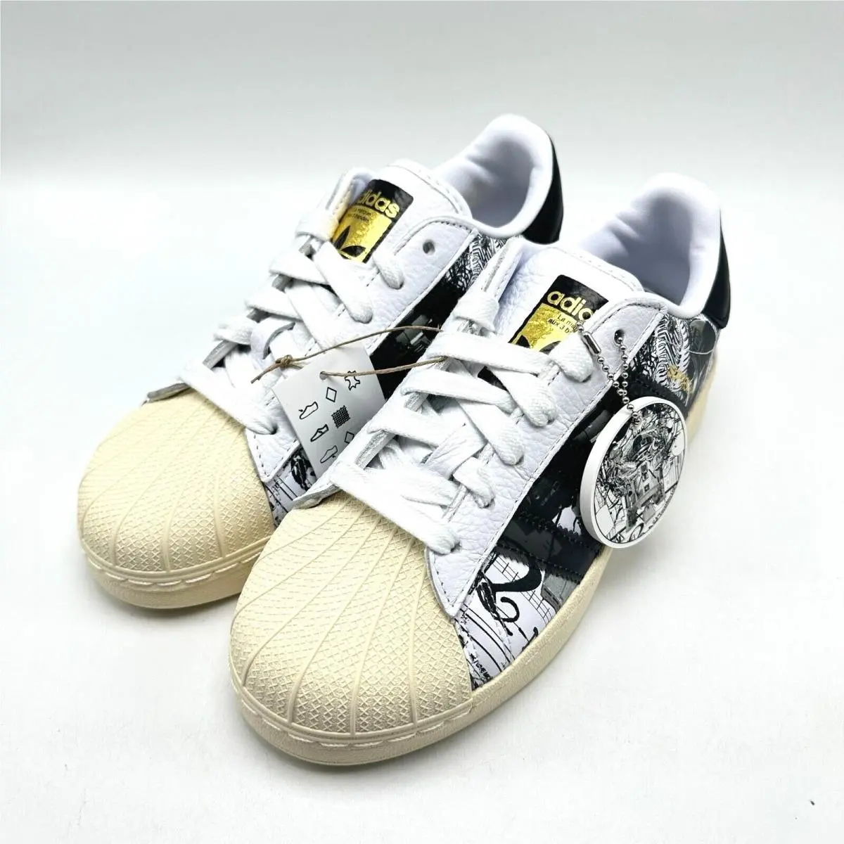 Adidas shoes - adidas Superstar - Superstar - IF9249 - CLOUD WHITE/CORE BLACK/GOLD METALLIC 6