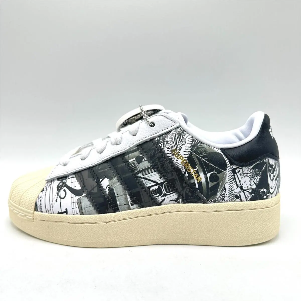 Adidas shoes - adidas Superstar - Superstar - IF9249 - CLOUD WHITE/CORE BLACK/GOLD METALLIC 7