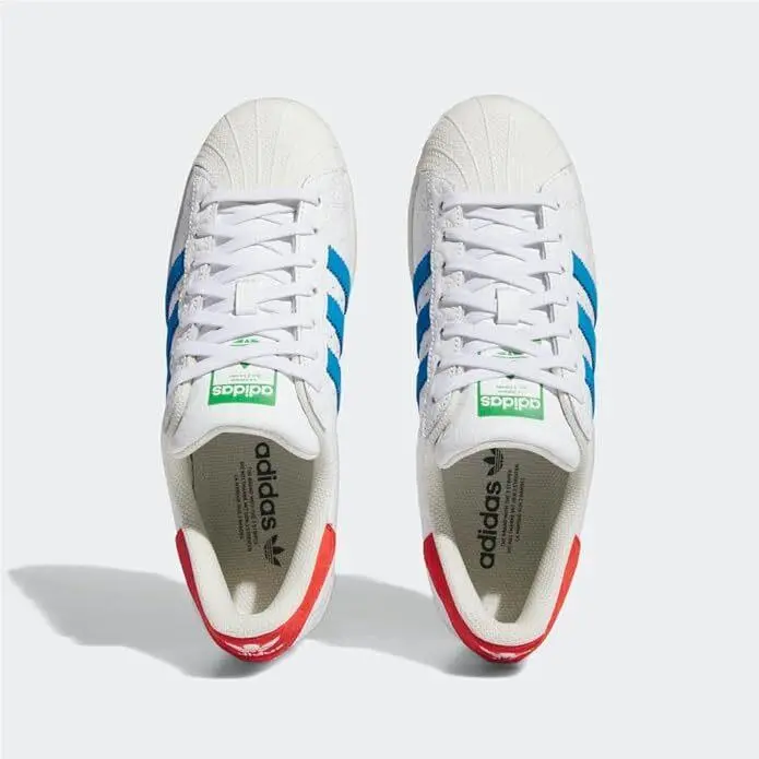 Adidas shoes - CLOUD WHITE, BRIGHT BLUE, RED 8