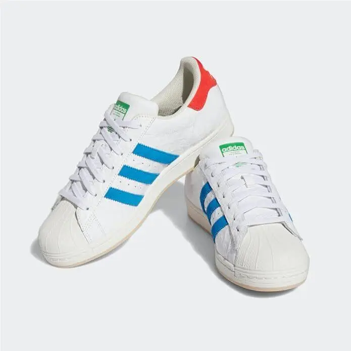 Adidas shoes - CLOUD WHITE, BRIGHT BLUE, RED 10