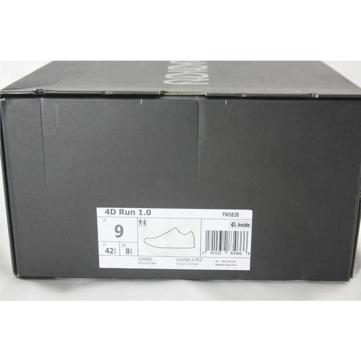 Adidas shoes - 4D RUN 1.0 - RUN - FW6838 - Cloud White / Cloud White / Signal Coral 14
