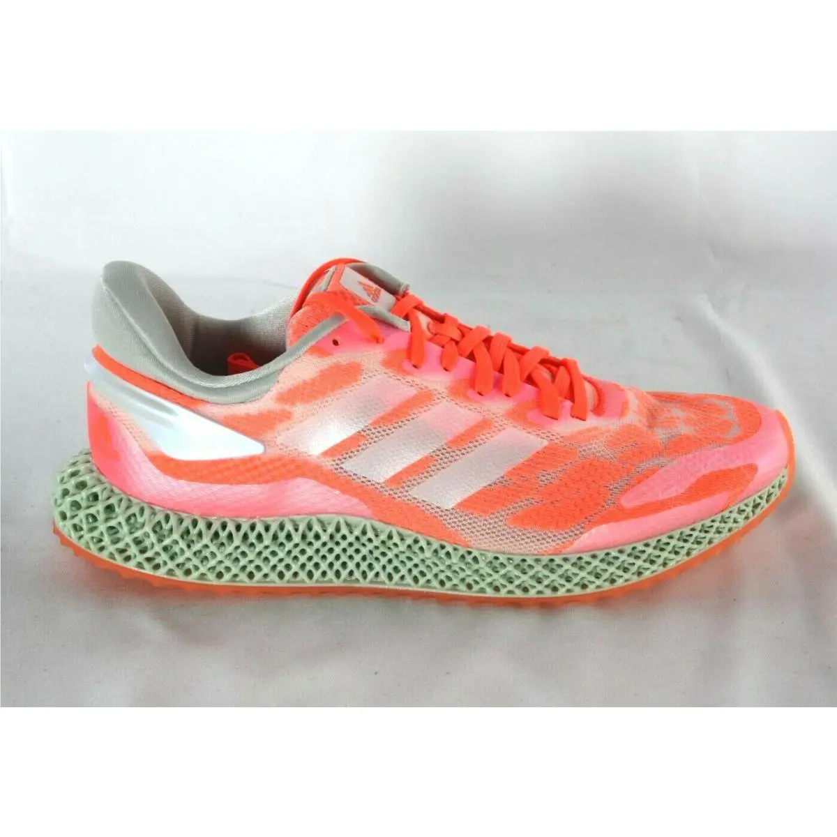 Adidas shoes - 4D RUN 1.0 - RUN - FW6838 - Cloud White / Cloud White / Signal Coral 7