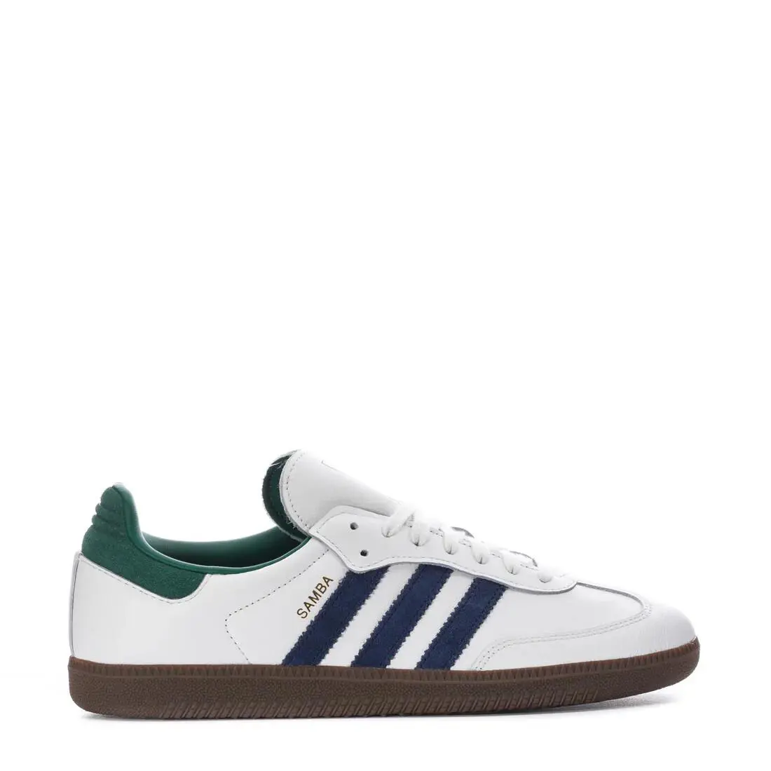 Men`s Adidas Originals Samba OG IH4882 White/black/collegiate Green/gum