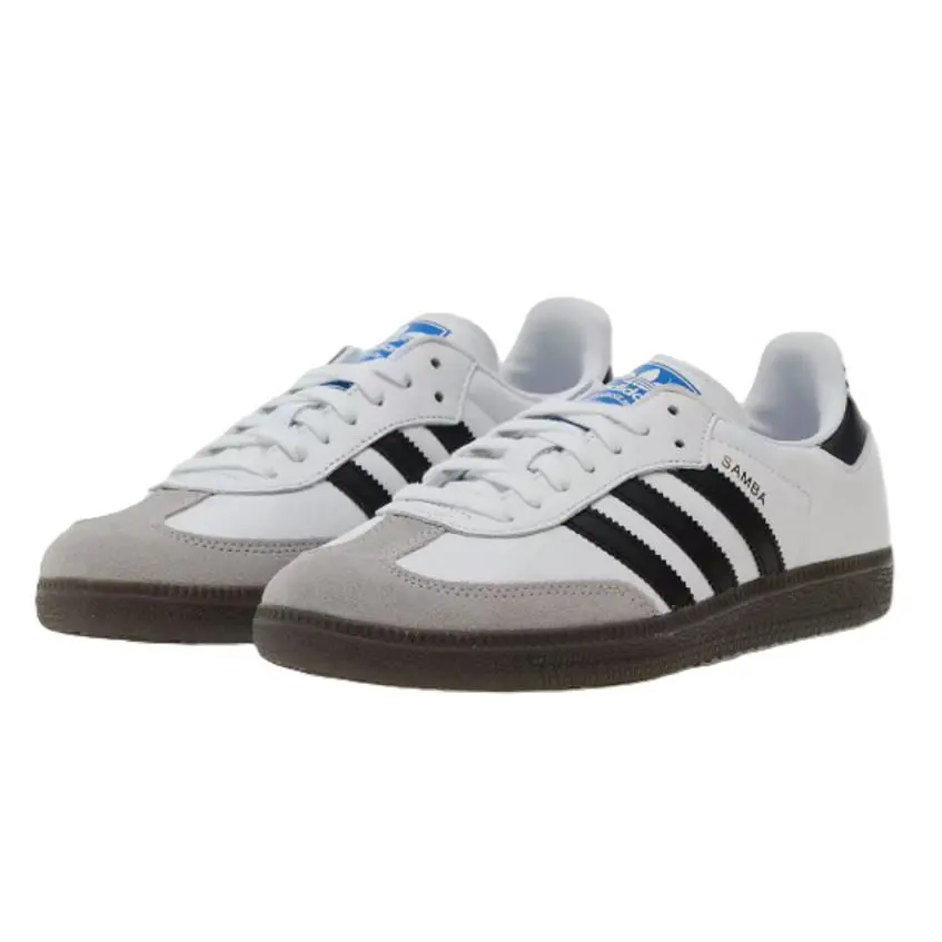 Adidas Originals Men`s Samba OG Sneakers Cloud White /core Black B75806 j