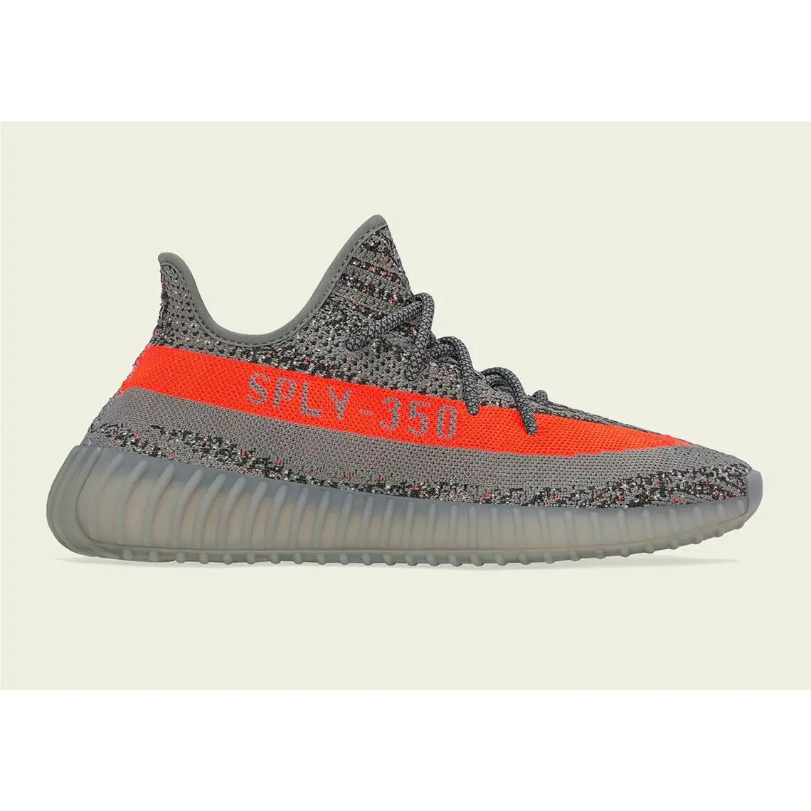 Adidas shoes - adidas Yeezy Boost 350 V2 - GW1229 - Beluga Reflective/Steeple Gray/Solar Red 0