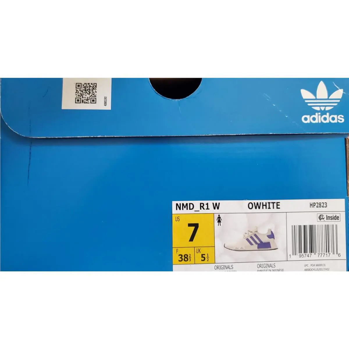 Adidas shoes - adidas NMD R1 - NMD - HP2823 - Off White Blue 5