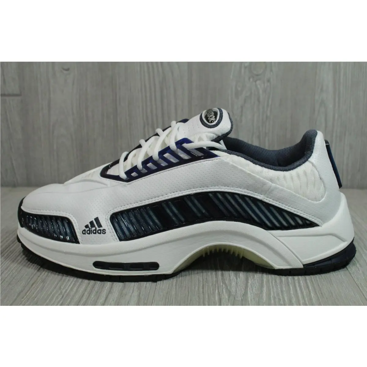 Vintage Adidas White Clima Trainer Shoes 2002 Mens Size 8 9.5 10 Oss
