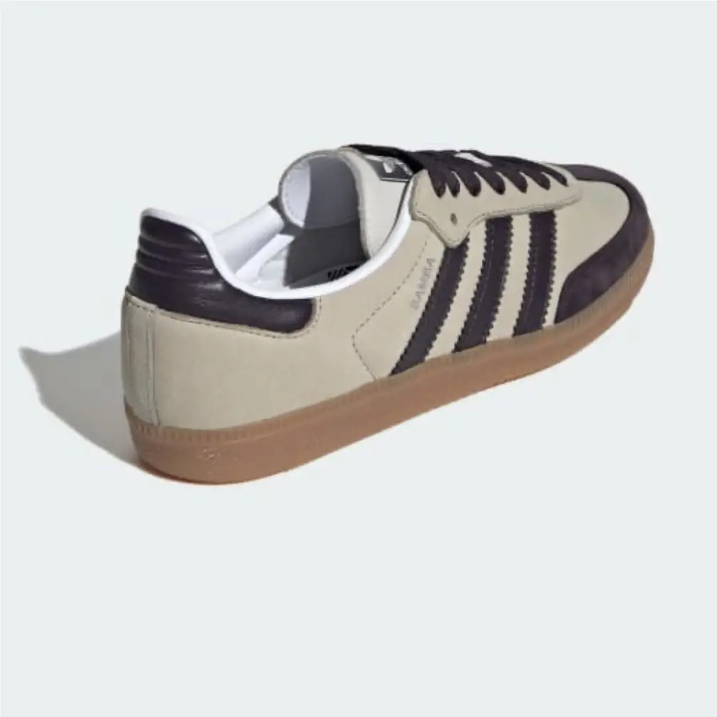 Adidas shoes - adidas Samba - Samba - IE5835 - Putty Grey / Aurora Black / Silver Metallic 9