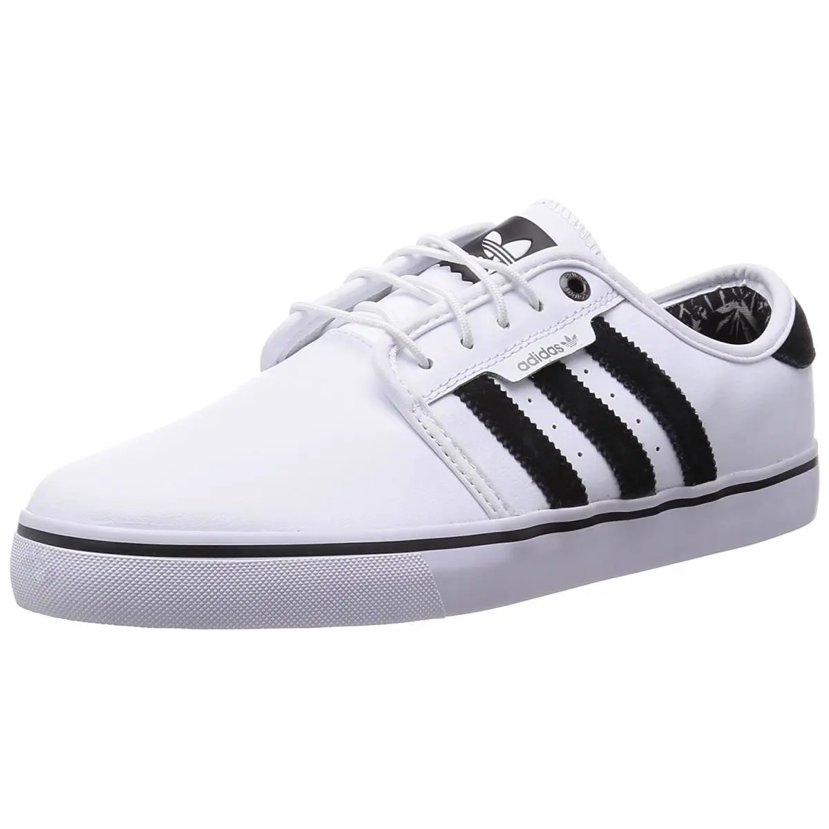 Adidas Seeley White Black Gray Athletic Skateboarding D69385 329 Men`s Shoes - White