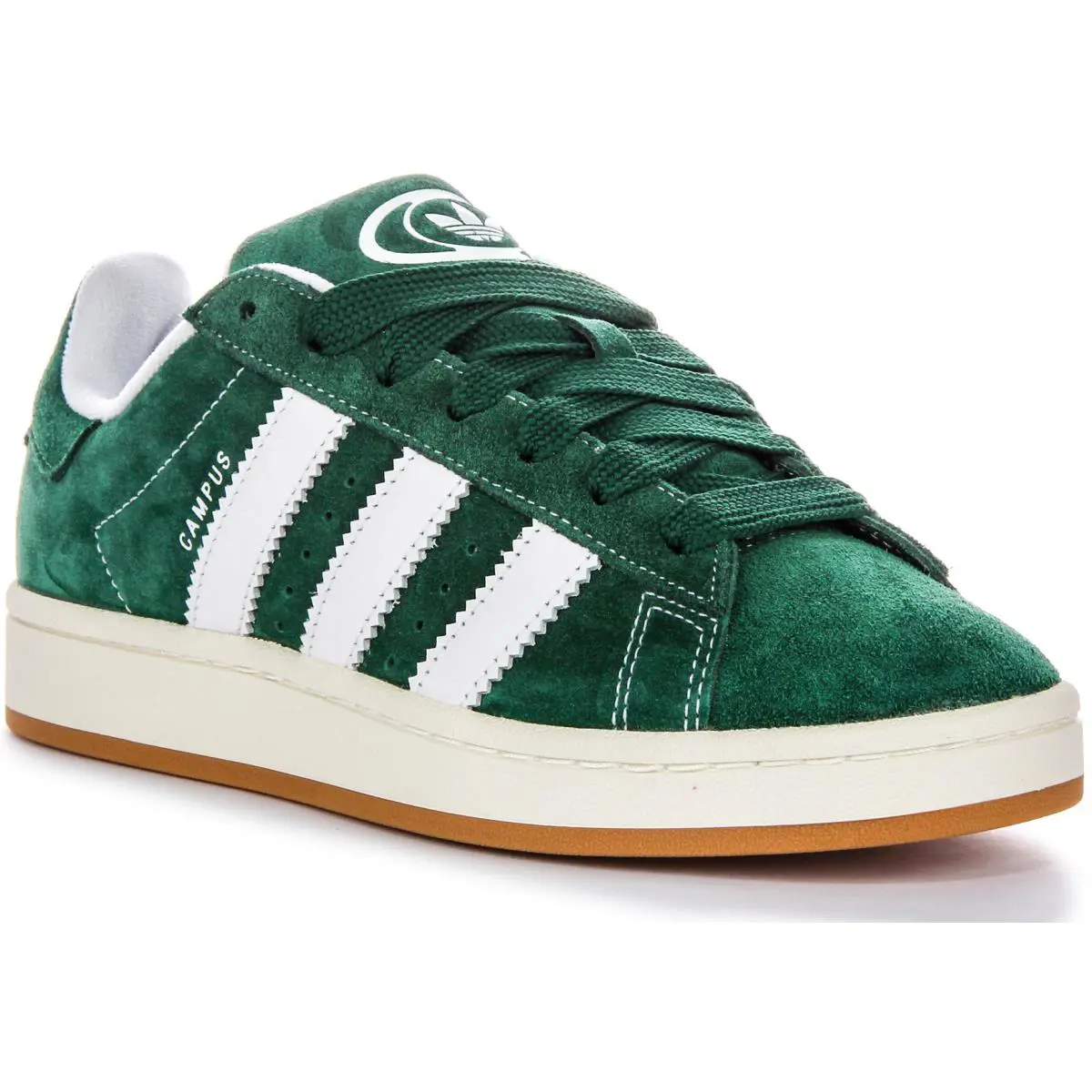Adidas Campus Lace Up Stripes Suede Womens Sneakers Black White US 5 - 11 - BLACK WHITE