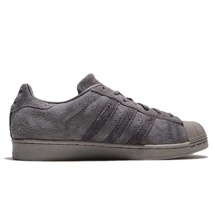 9 Adidas Originals Superstar BZ0216 - Men`s Grey/utility Black Shelltoes - Gray