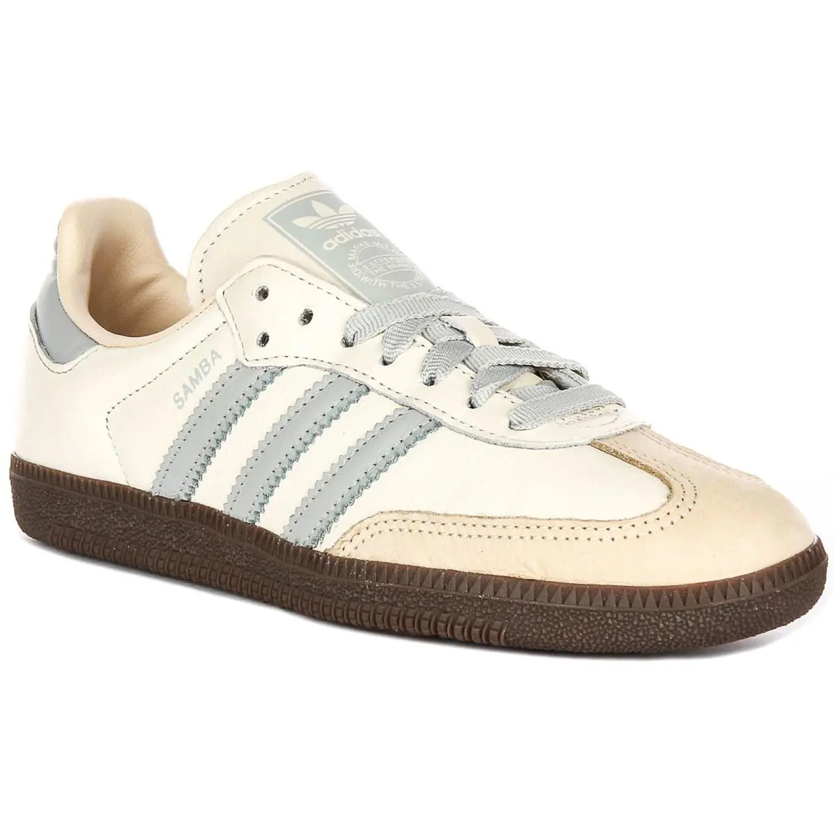 Adidas Samba Og 3 Stripes Retro Contrast 70S Womens Sneakers In Cream US 5 - 10 - Cream