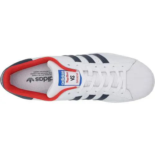 Adidas shoes - White/Collegiate Navy/Red 3