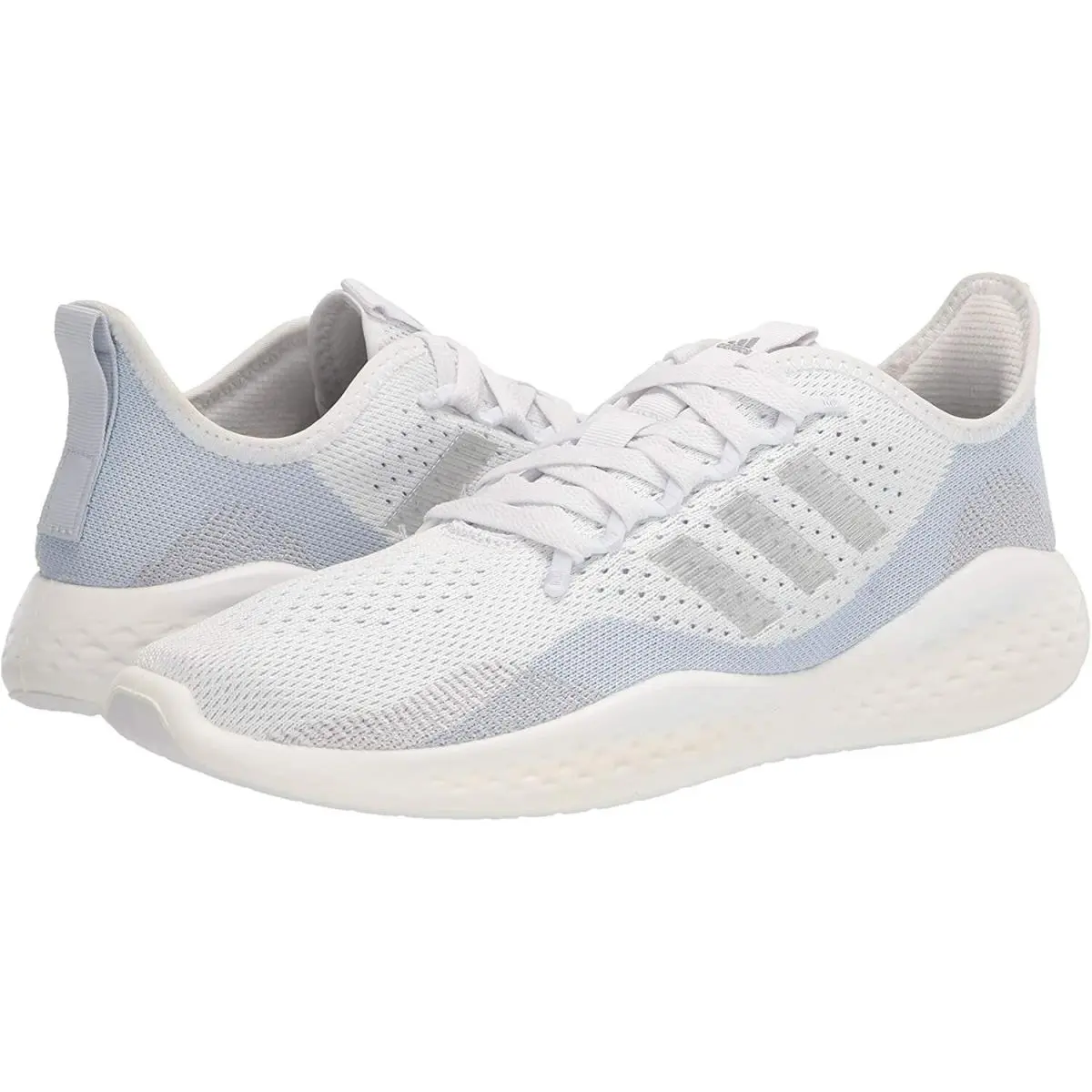 Adidas shoes - White/Silver Metallic/Halo Blue 5