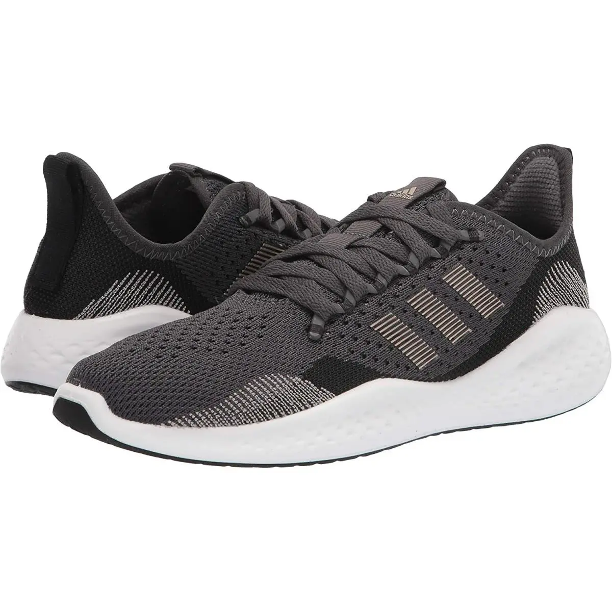 Adidas shoes - Black/Champagne Metallic/Grey 12