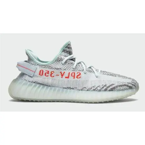 Adidas shoes - adidas Yeezy Boost 350 V2 - B37571 - Blue Tint/Grey Three/High Resolution Red 1