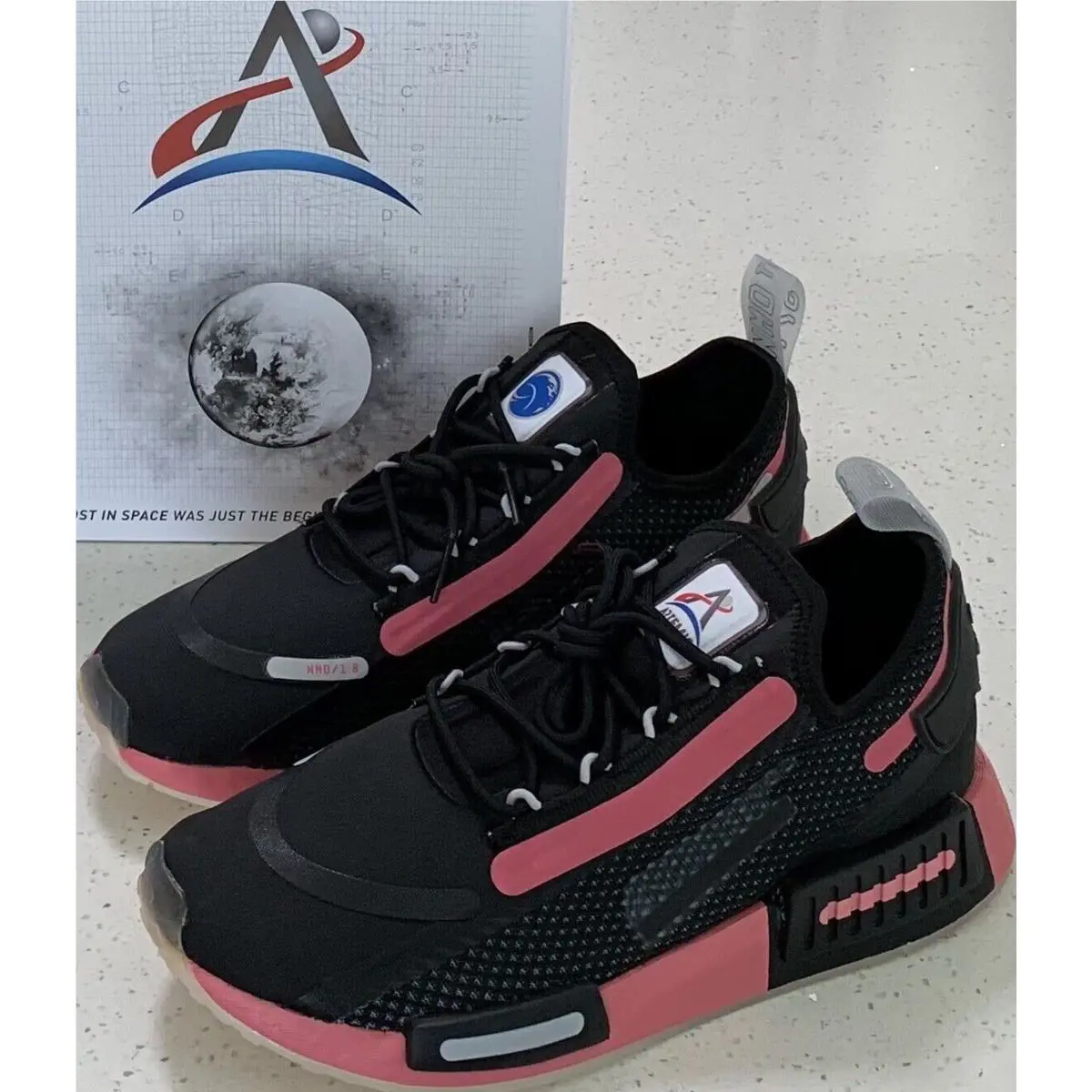 Adidas shoes - adidas NMD R1 - NMD - Black/Hazy Rose, Manufacturer: Black/Hazy Rose 4