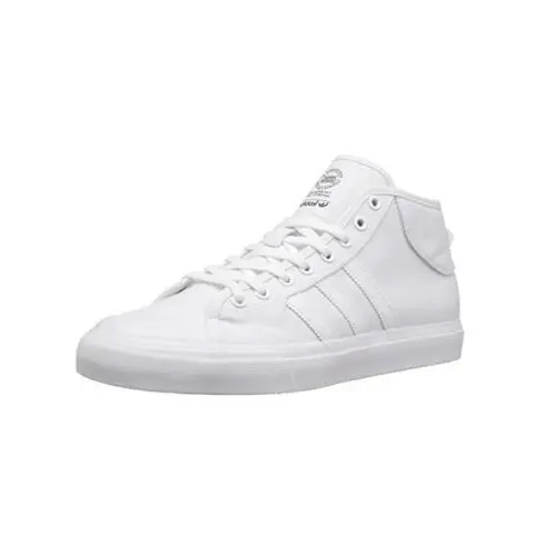 Adidas Matchcourt Mid Footwear White Skateboard Sneaker F37702 387 Men`s Shoes - White