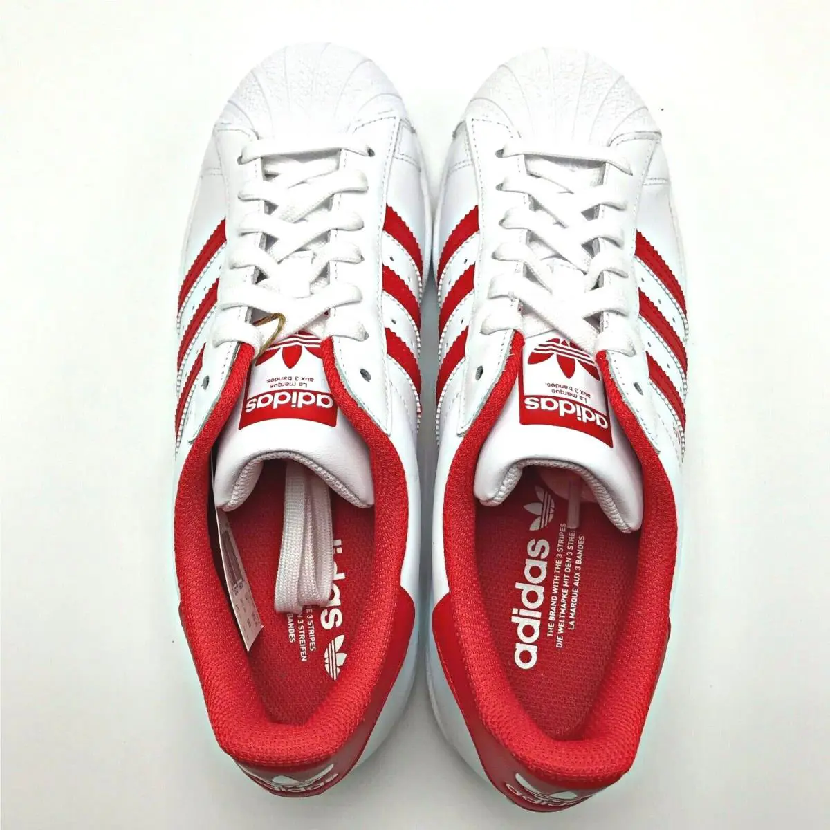 Adidas shoes - adidas Superstar - Superstar - GZ3741 - CLOUD WHITE/VIVID RED/CLOUD WHITE 5