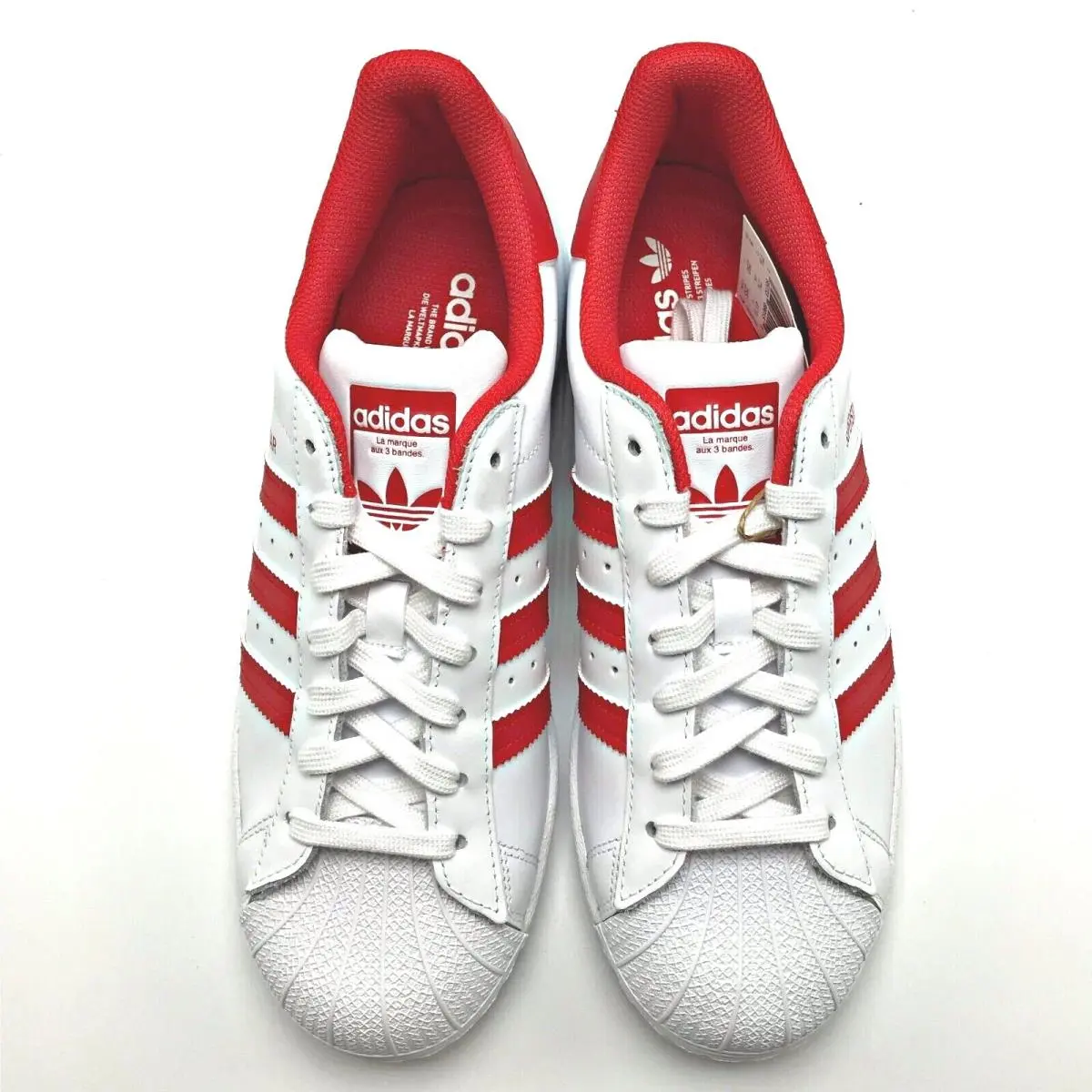 Adidas shoes - adidas Superstar - Superstar - GZ3741 - CLOUD WHITE/VIVID RED/CLOUD WHITE 9