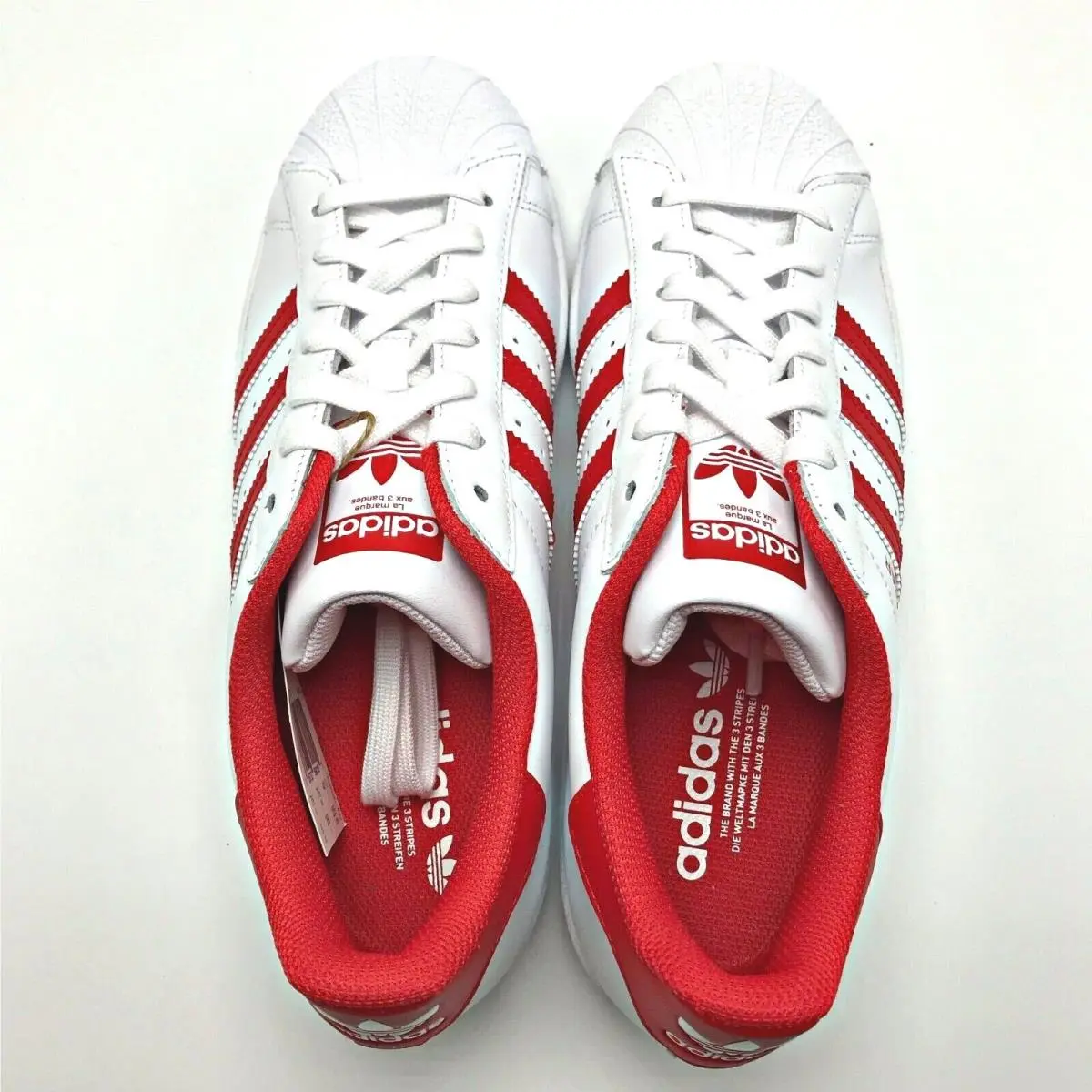 Adidas shoes - adidas Superstar - Superstar - GZ3741 - CLOUD WHITE/VIVID RED/CLOUD WHITE 12