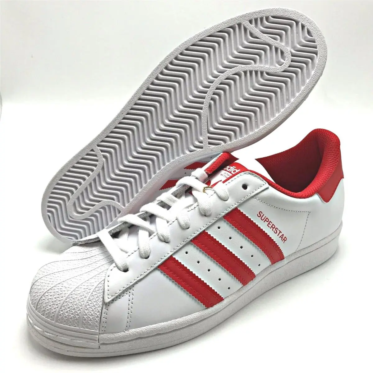 Adidas shoes - adidas Superstar - Superstar - GZ3741 - CLOUD WHITE/VIVID RED/CLOUD WHITE 6