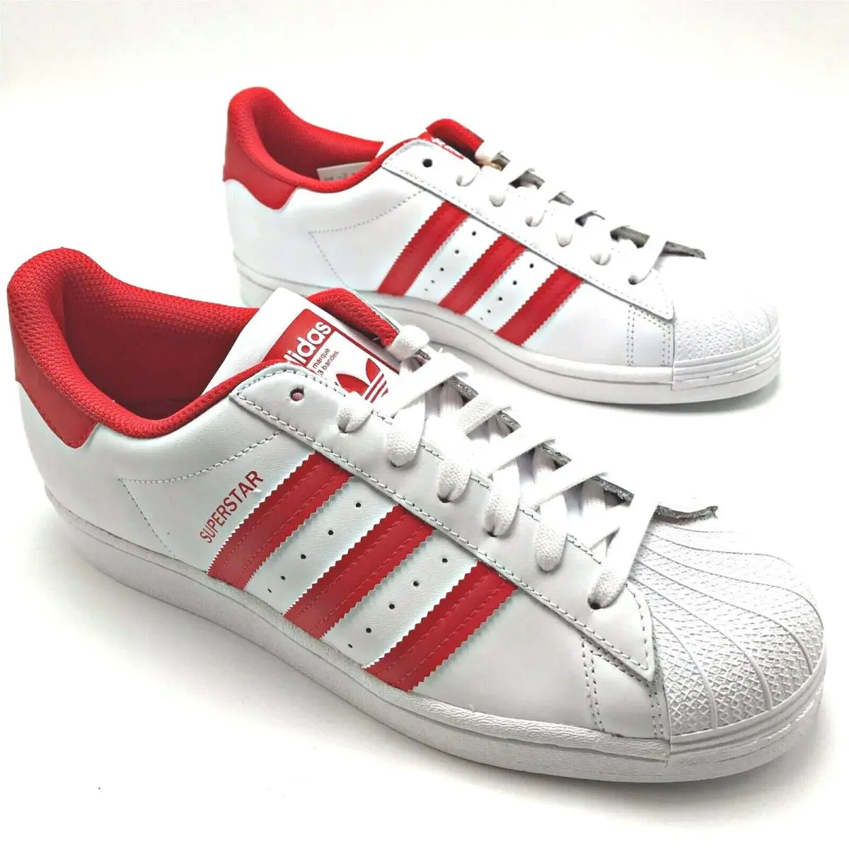 Adidas shoes - adidas Superstar - Superstar - GZ3741 - CLOUD WHITE/VIVID RED/CLOUD WHITE 8