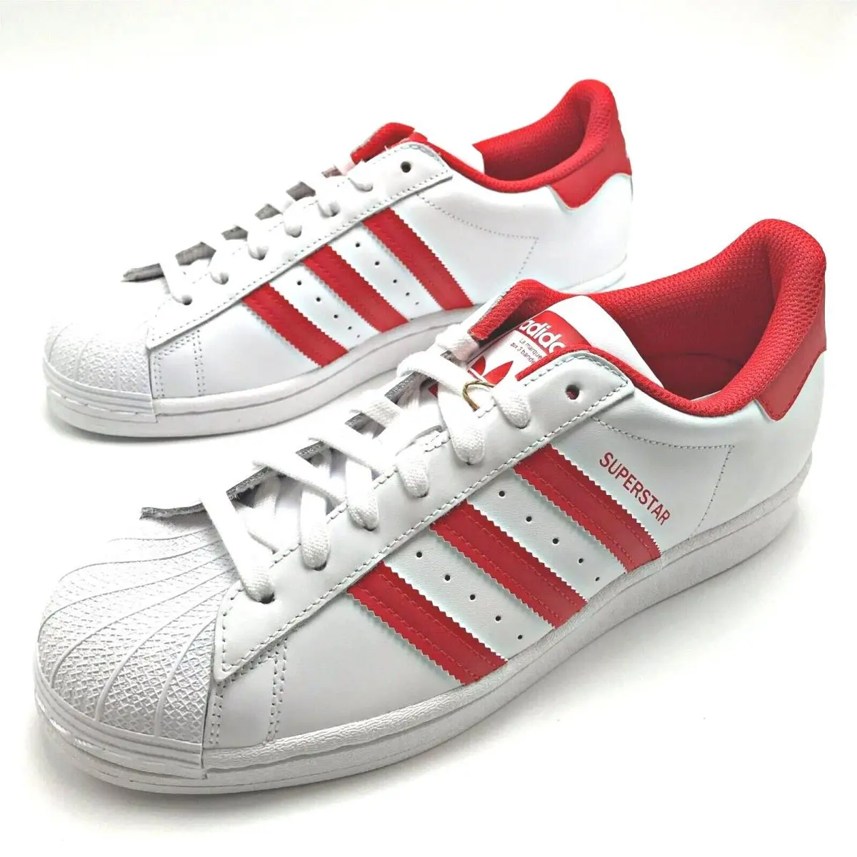 Adidas shoes - adidas Superstar - Superstar - GZ3741 - CLOUD WHITE/VIVID RED/CLOUD WHITE 7