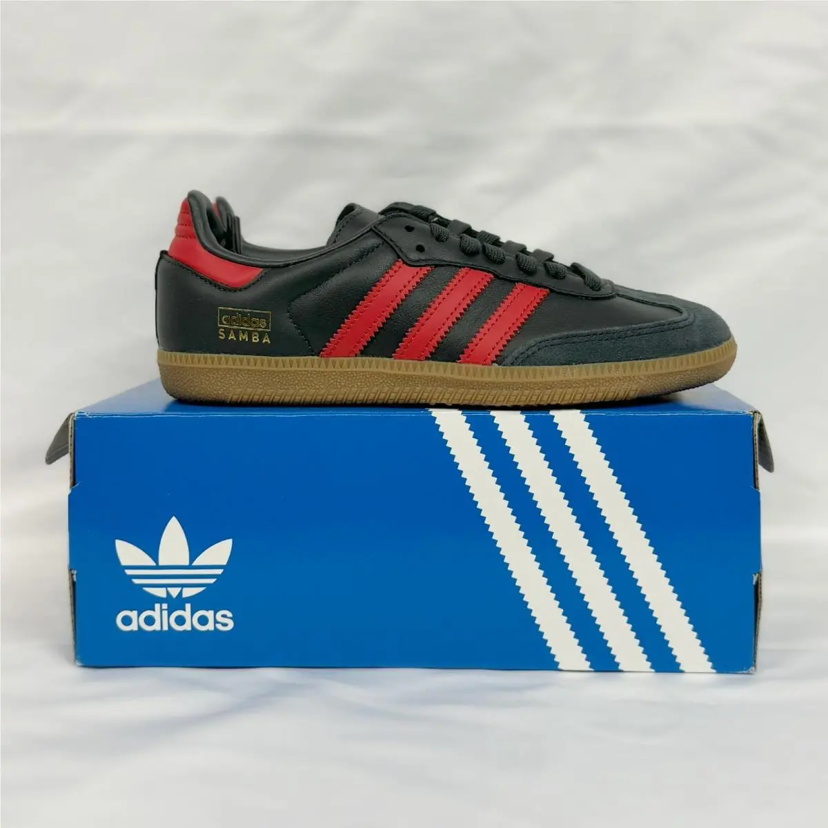 Adidas shoes - adidas Originals Samba - Originals Samba - IG6173 - BLACK RED