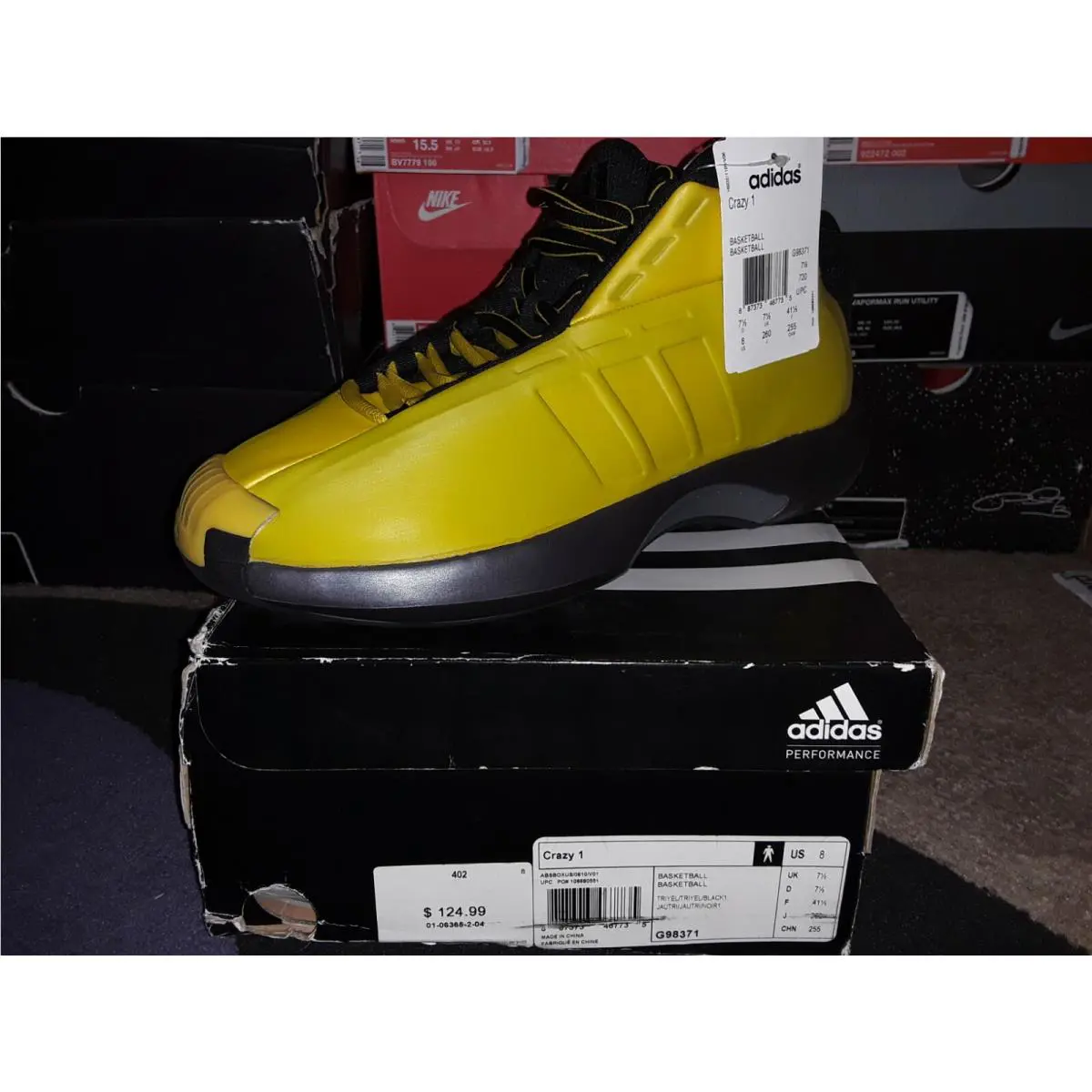Adidas shoes - adidas Crazy 1 - Crazy - G98371 - Yellow 0