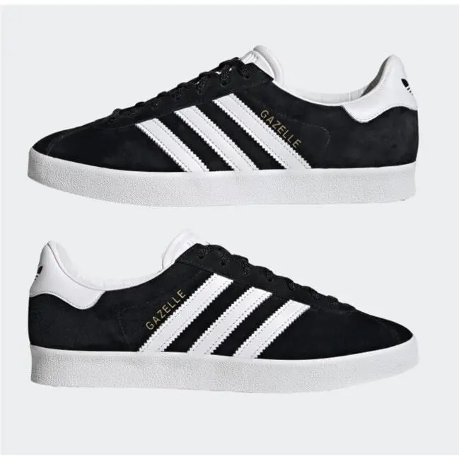 Adidas shoes - adidas Gazelle - Gazelle - Core Black / Cloud White / Gold Metallic 7