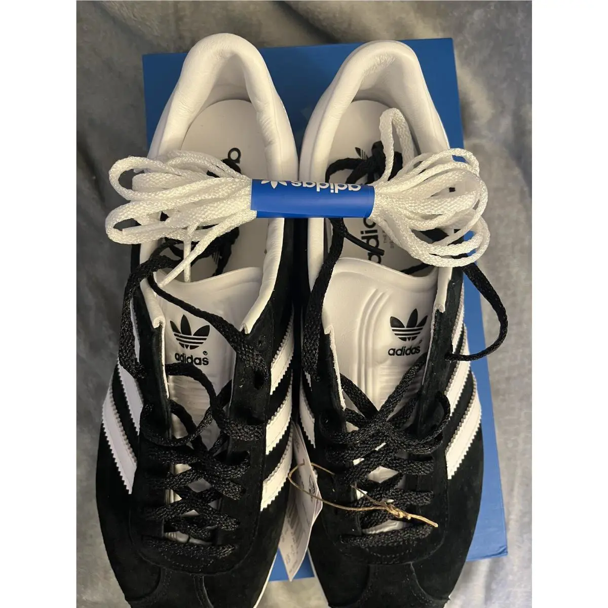Adidas shoes - adidas Gazelle - Gazelle - Core Black / Cloud White / Gold Metallic 5