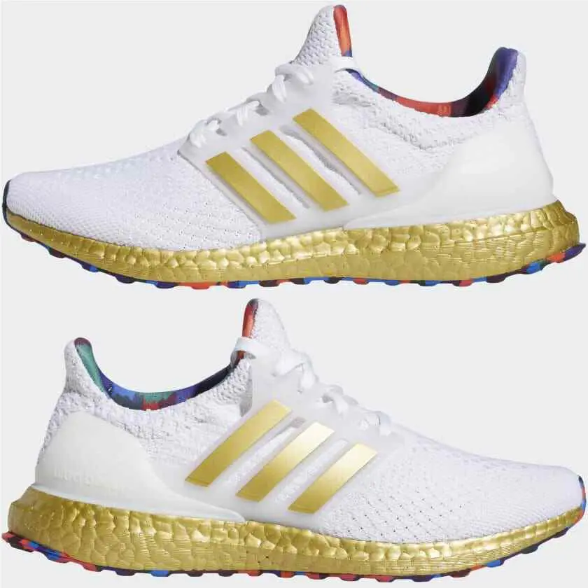 Adidas shoes - ULTRABOOST 5.0 DNA - ULTRABOOST DNA - HP7425 - Cloud White / Gold Metallic / Chalk White 5